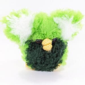 Crochet Green Plush Furry Soft Pet