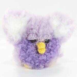 Crochet Purple Plush Furry Soft Pet