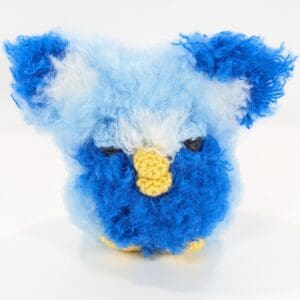 Crochet Blue Plush Furry Soft Pet