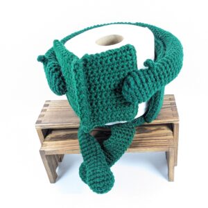 Reading TP & Plant Crochet Cozy Green