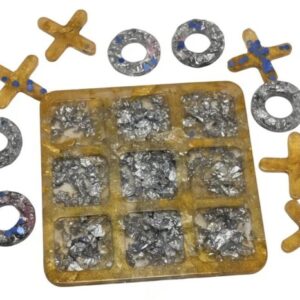 Galaxy Resin Tic-Tac-Toe Set