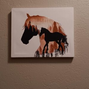 Wild and Free Horse Painting
