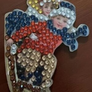 Sledding Kids Ornament
