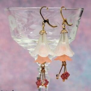Peach Iridescent Bell Flower