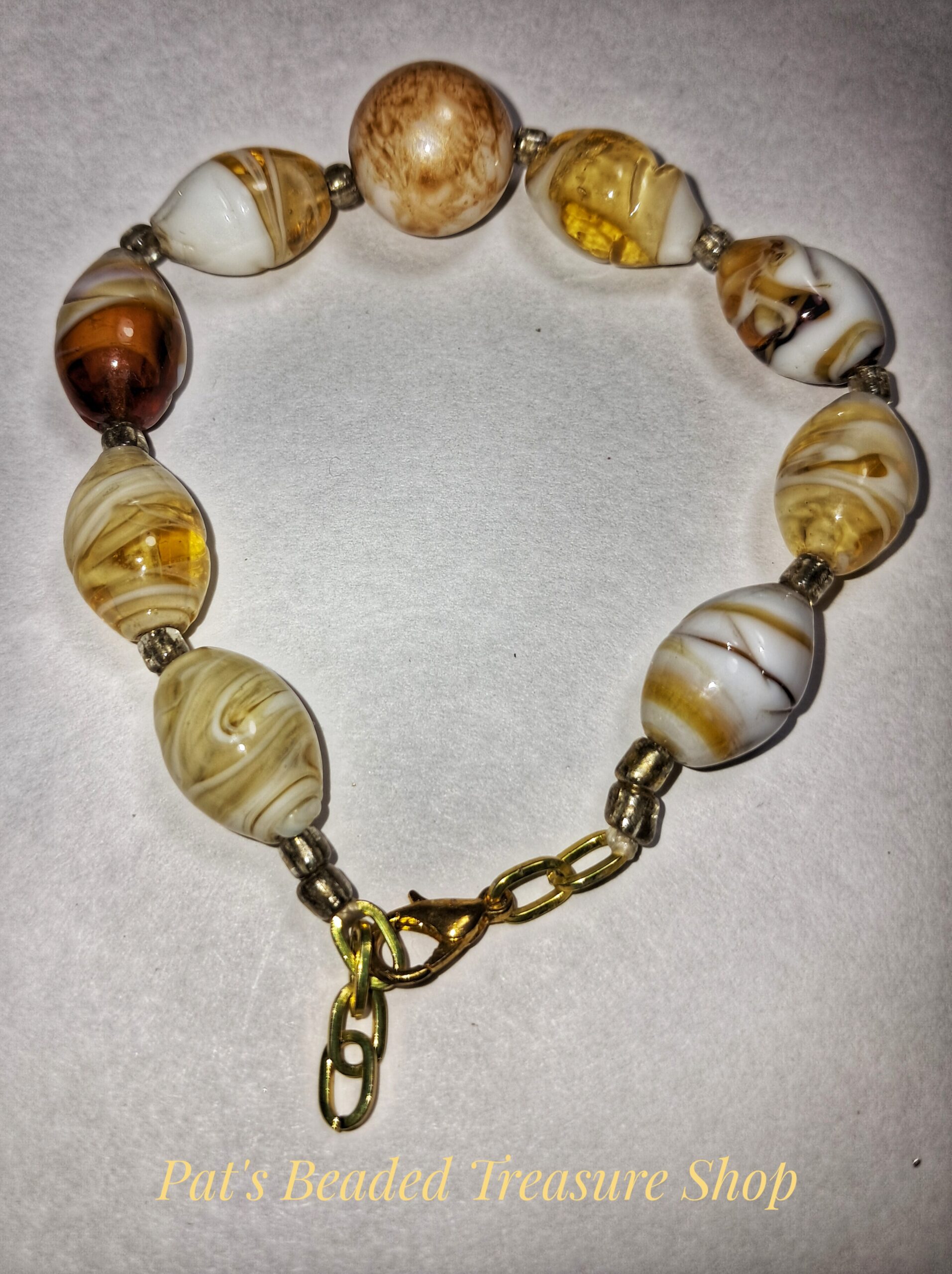 Unique artisan lampwork bracelet Unique artisan lampwork bracelet - image 4
