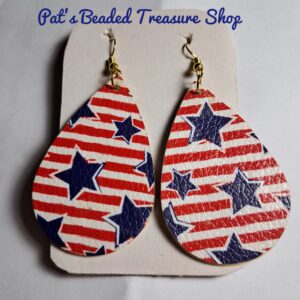 Patriotic Faux Leather Americana