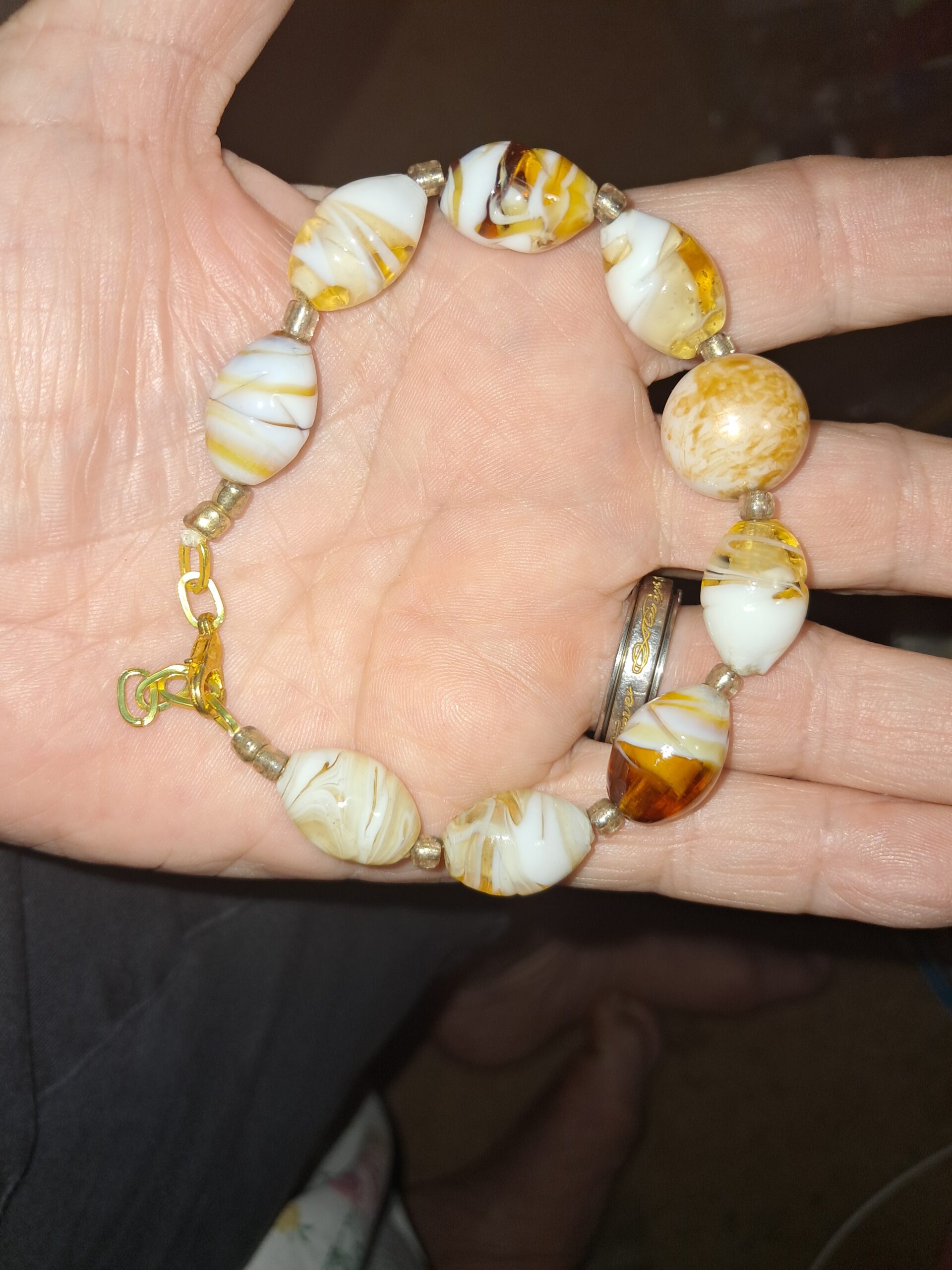 Unique artisan lampwork bracelet Unique artisan lampwork bracelet - image 3