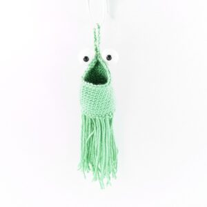 Mini Yip Green Monster Hanging Pouch