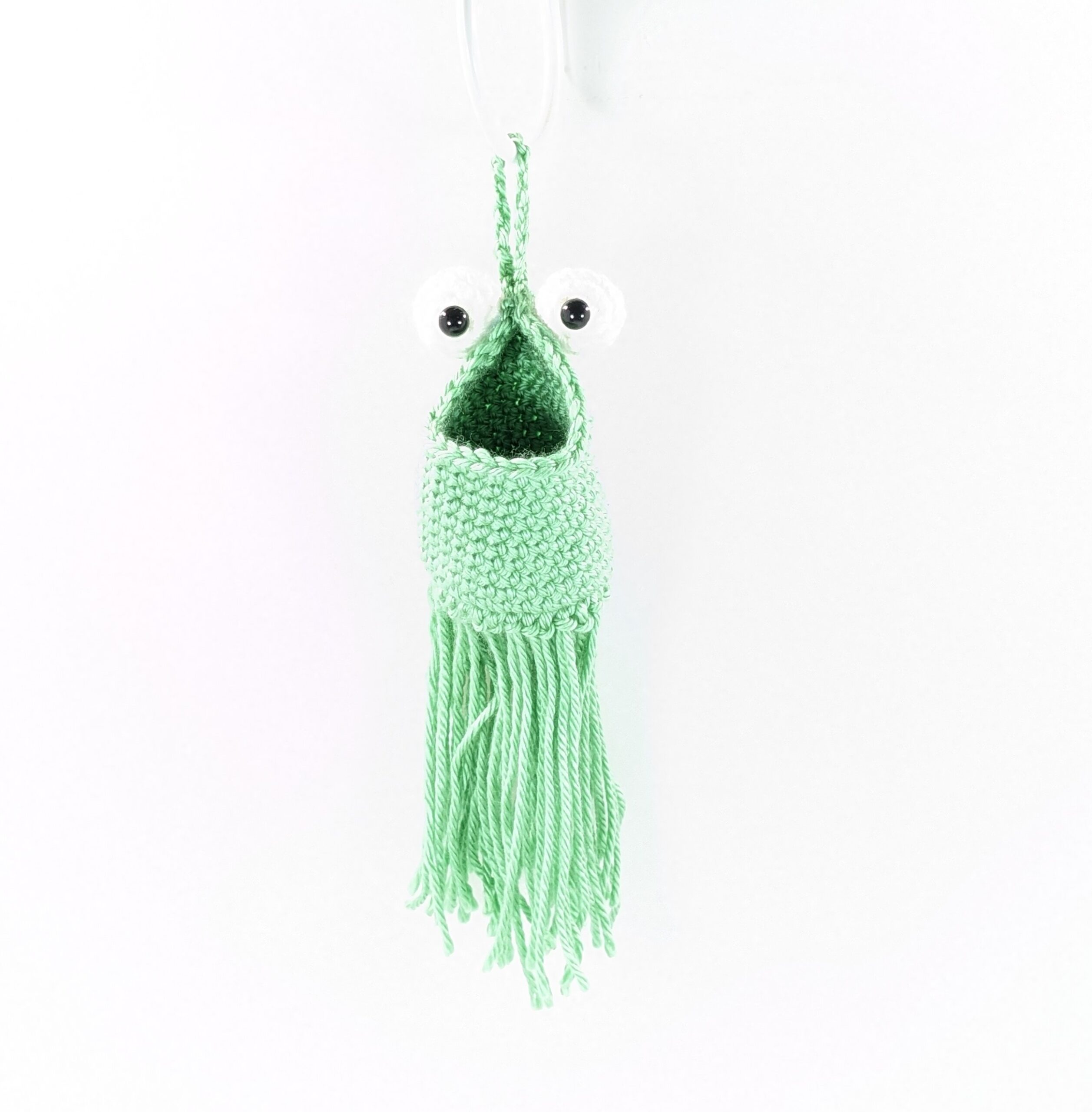 Mini yip green monster hanging pouch Mini yip green monster hanging pouch