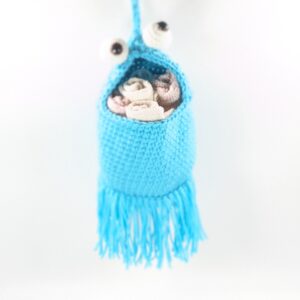  big mouth monster aqua hanging pouch