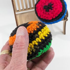 Hacky Sack Vibrant Crochet Bean Bag Ball