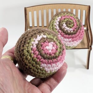 Hacky Sack Pink Camo Crochet Bean Bag Ball
