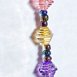 Rainbow Beaded Suncatcher Ornament