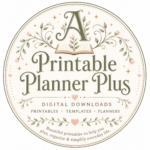 A printable planner plus