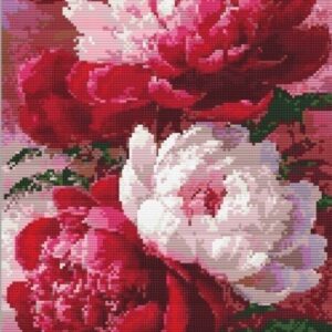 Pretty Peonies Cross Stitch Pattern