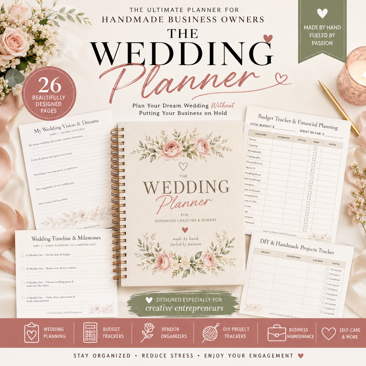 The wedding planner for handmade creators & makers The wedding planner