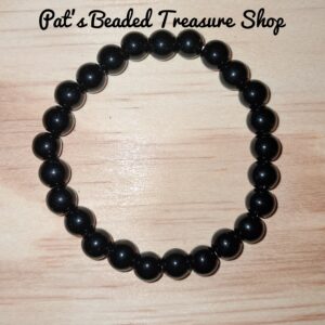 Black Obsidian Stretch Bracelet