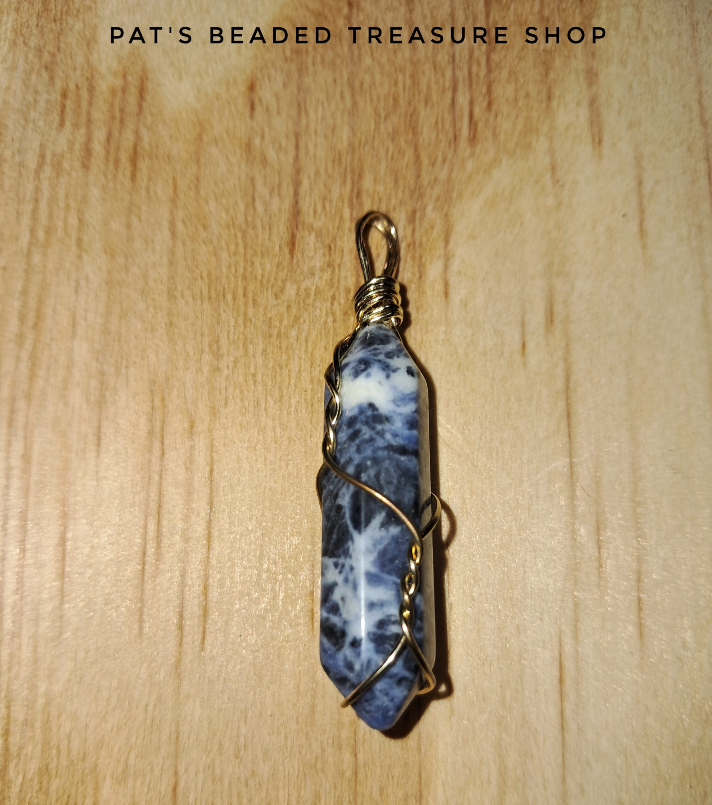 Sodalite gemstone pendant Sodalite gemstone pendant - image 2