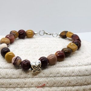 Men's Mookaite Gemstone Bracelet