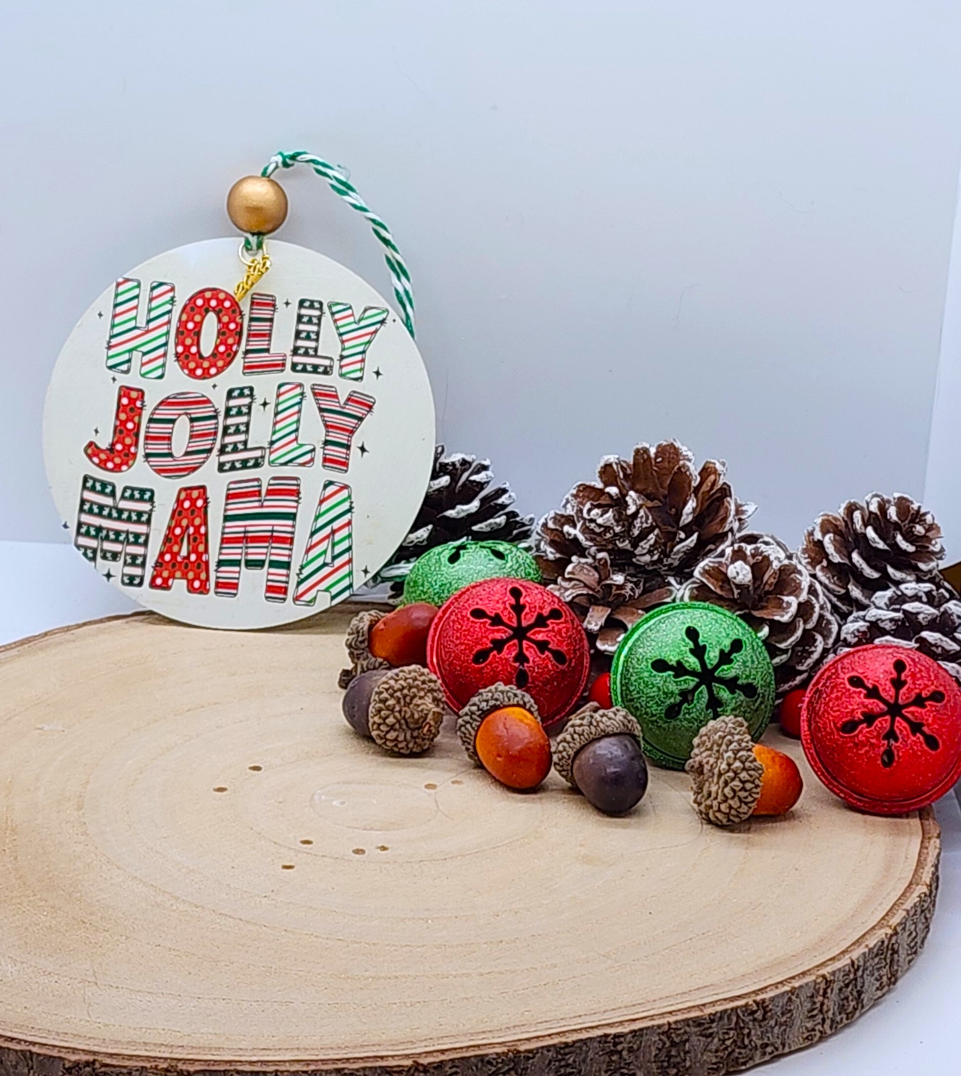 Handmade holiday ornaments – merry, holly jolly mama, gingerbread, and joy to the world-festive home decor Handmade holiday ornaments – merry, holly jolly mama, gingerbread, and joy to the world-festive home decor