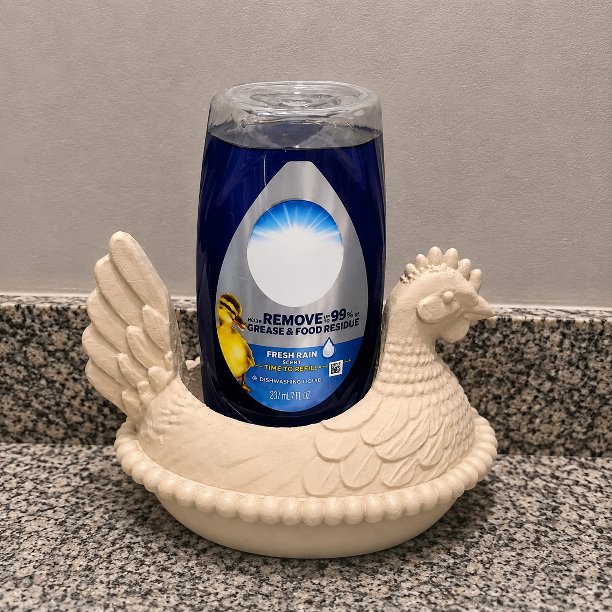 Charming hen on nest soap holder Hen on nest soap holder