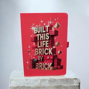 Built this life (Red) Vinyl Journal