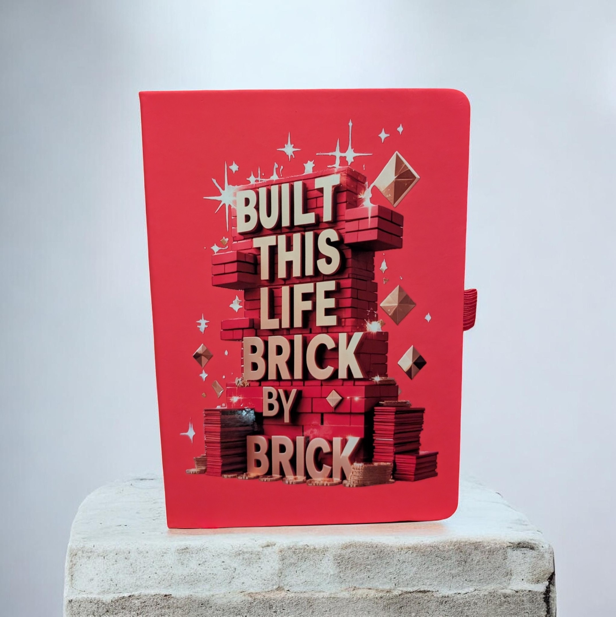 Built this life (red) vinyl journal Built this life (red) vinyl journal - image 2