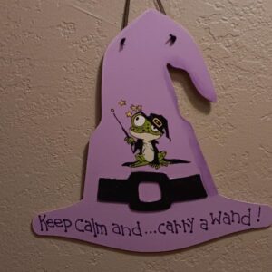 Wart the wizard on witch hat