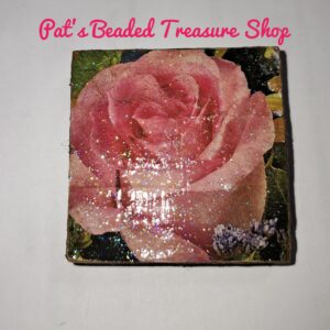 Pink Rose Fridge Magnet
