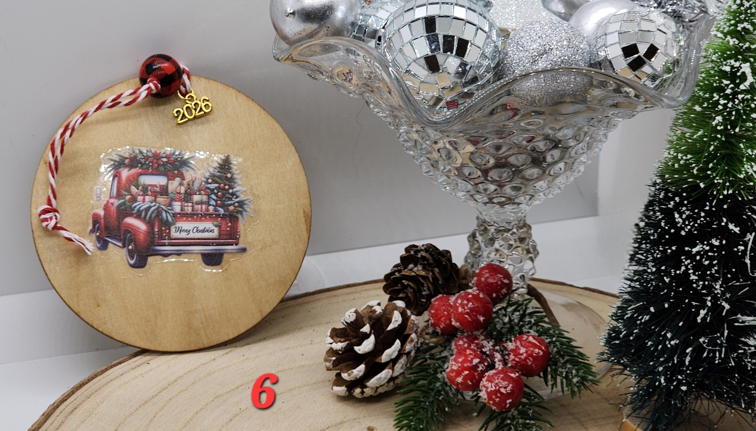 Gnomes in nostalgic trucks-handcrafted wooden christmas ornaments Gnomes in nostalgic trucks-handcrafted wooden christmas ornaments - image 8