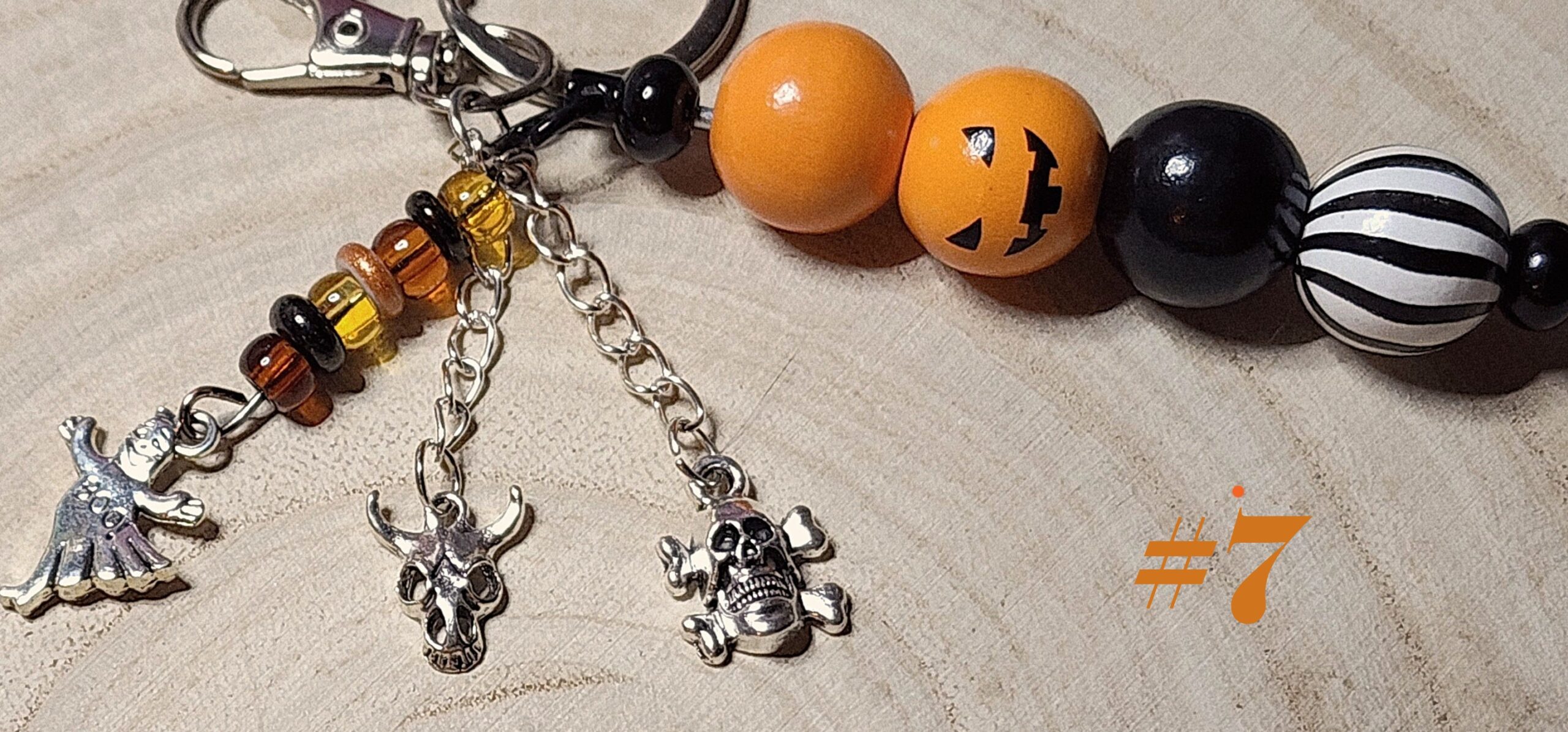 Handcrafted wooden halloween keychains-spooky season accessory-fun halloween charms Handcrafted wooden halloween keychains-spooky season accessory-fun halloween charms - image 8