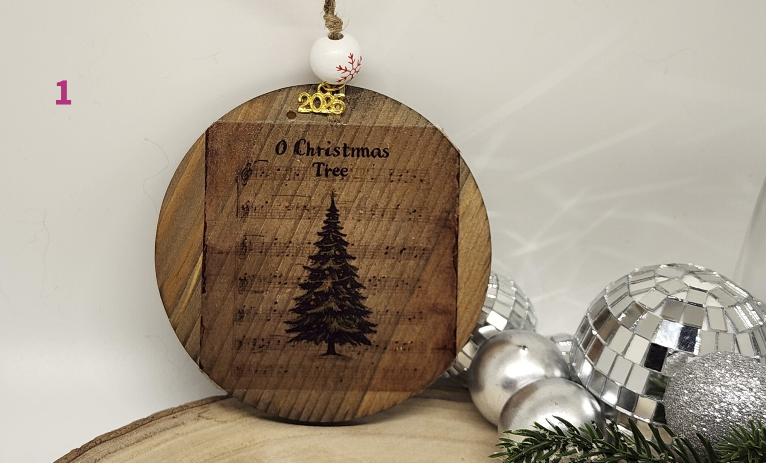 Handcrafted 4" wooden christmas ornament – 2025keepsake | vintage holiday decor |christmas song collection Handcrafted 4" wooden christmas ornament – 2025keepsake | vintage holiday decor |christmas song collection