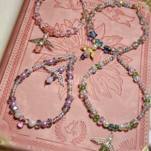 🪽✨ angel crystal ornament collection – handmade sparkle & spirit