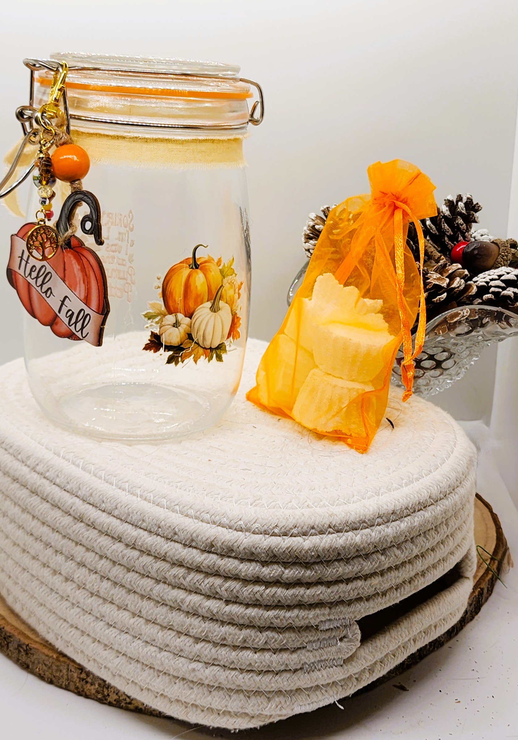 Pumpkin patch fall jar • funny autumn decor • farmhouse pumpkin gift • rustic fall kitchen accent • handmade seasonal jar Pumpkin patch fall jar • funny autumn decor • farmhouse pumpkin gift • rustic fall kitchen accent • handmade seasonal jar - image 3