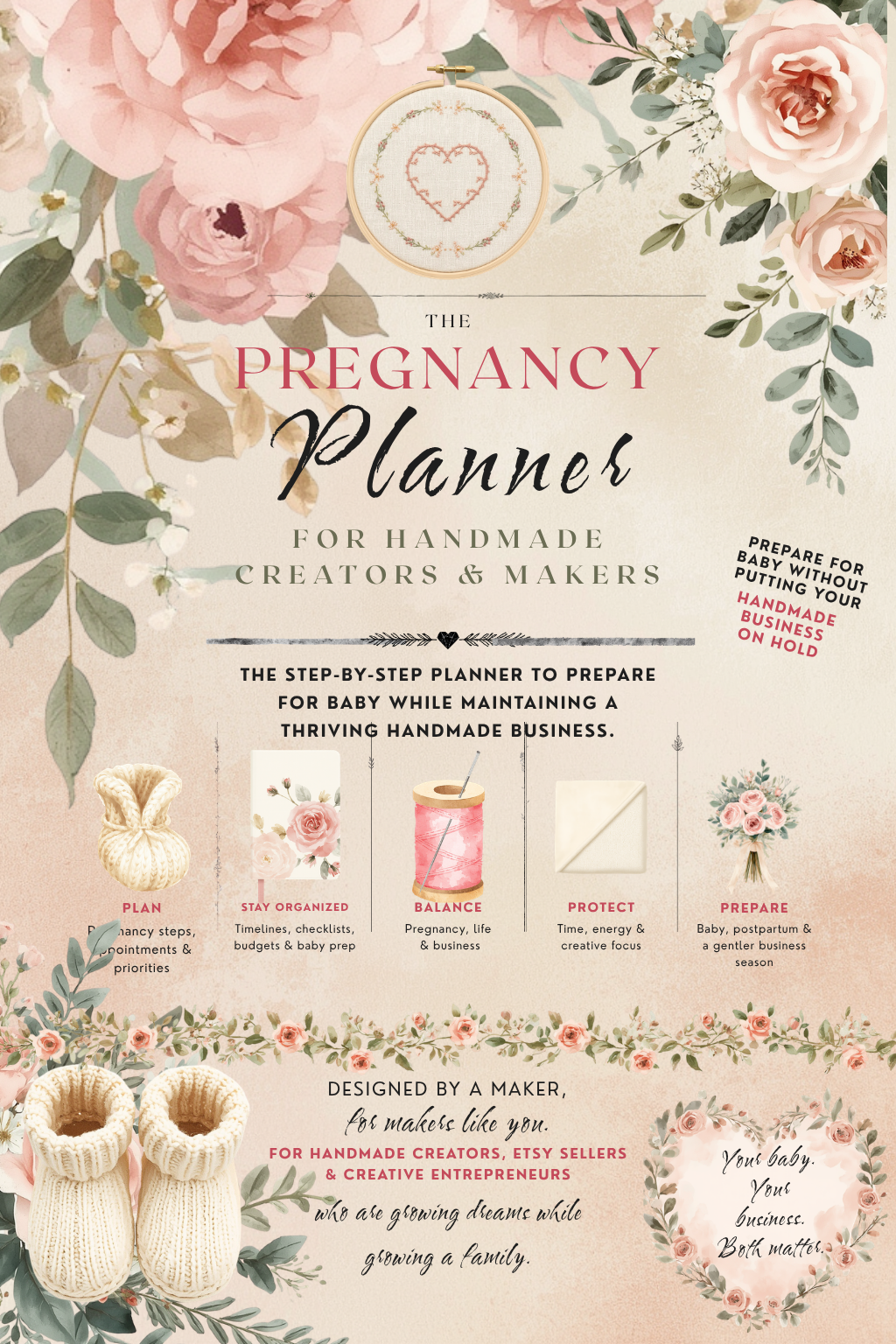 The pregnancy planner for handmade creators & makers The pregnancy planner