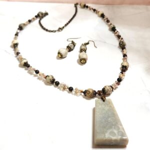 Fossil coral & feldspar