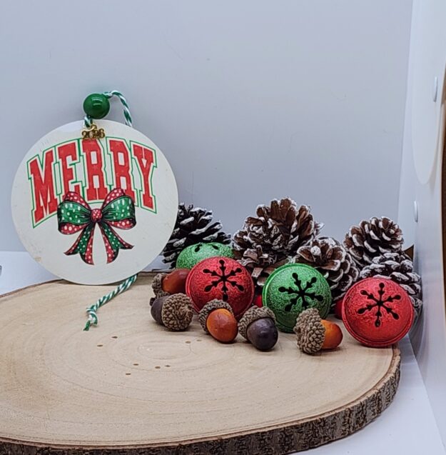 Handmade holiday ornaments – merry, holly jolly mama, gingerbread, and joy to the world-festive home decor Merry, holly jolly mama