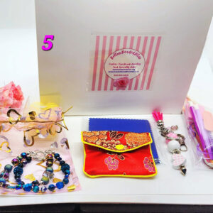 Gift box with handmade bracelet • artisan jewelry set
