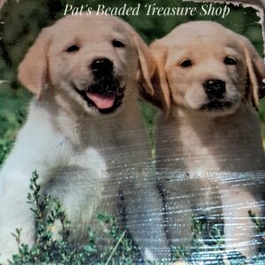 Golden retriever puppy magnet