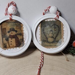 Vintage-Style Snowman