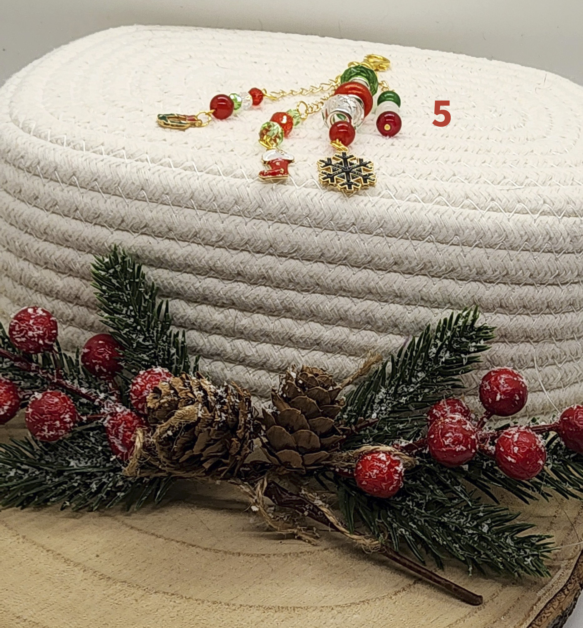 ๐ christmas bag charms โ handmade holiday beaded purse charms | festive santa, snowman & snowflake accessories ๐ christmas bag charms โ handmade holiday beaded purse charms | festive santa, snowman & snowflake accessories - image 7