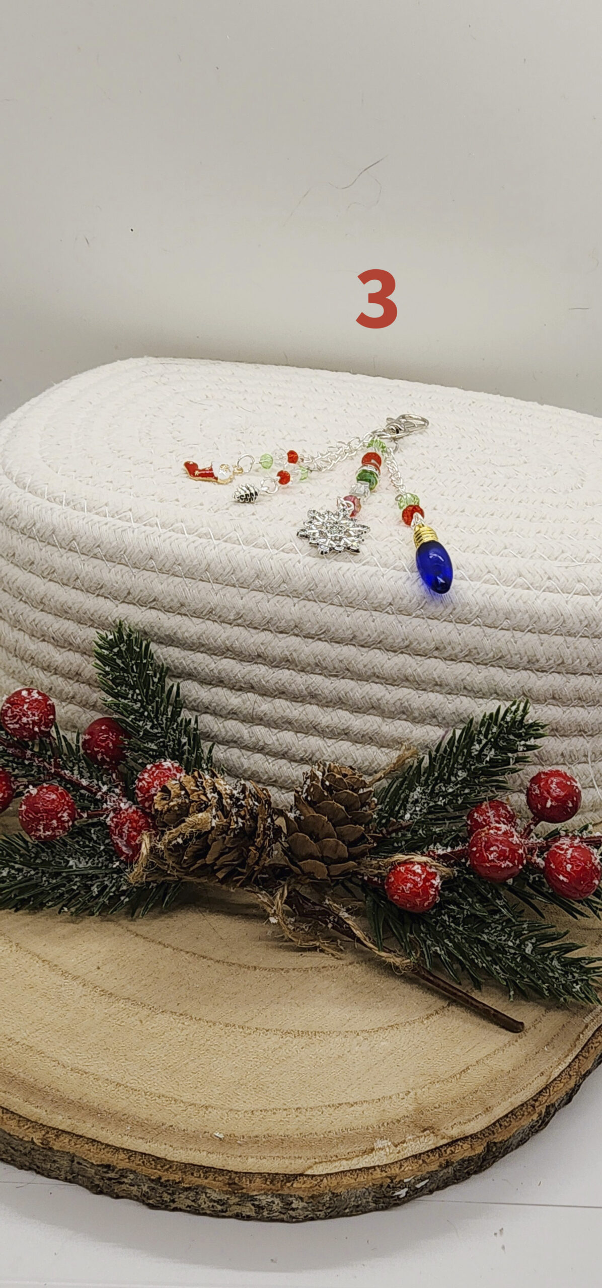 ๐ christmas bag charms โ handmade holiday beaded purse charms | festive santa, snowman & snowflake accessories ๐ christmas bag charms โ handmade holiday beaded purse charms | festive santa, snowman & snowflake accessories - image 5