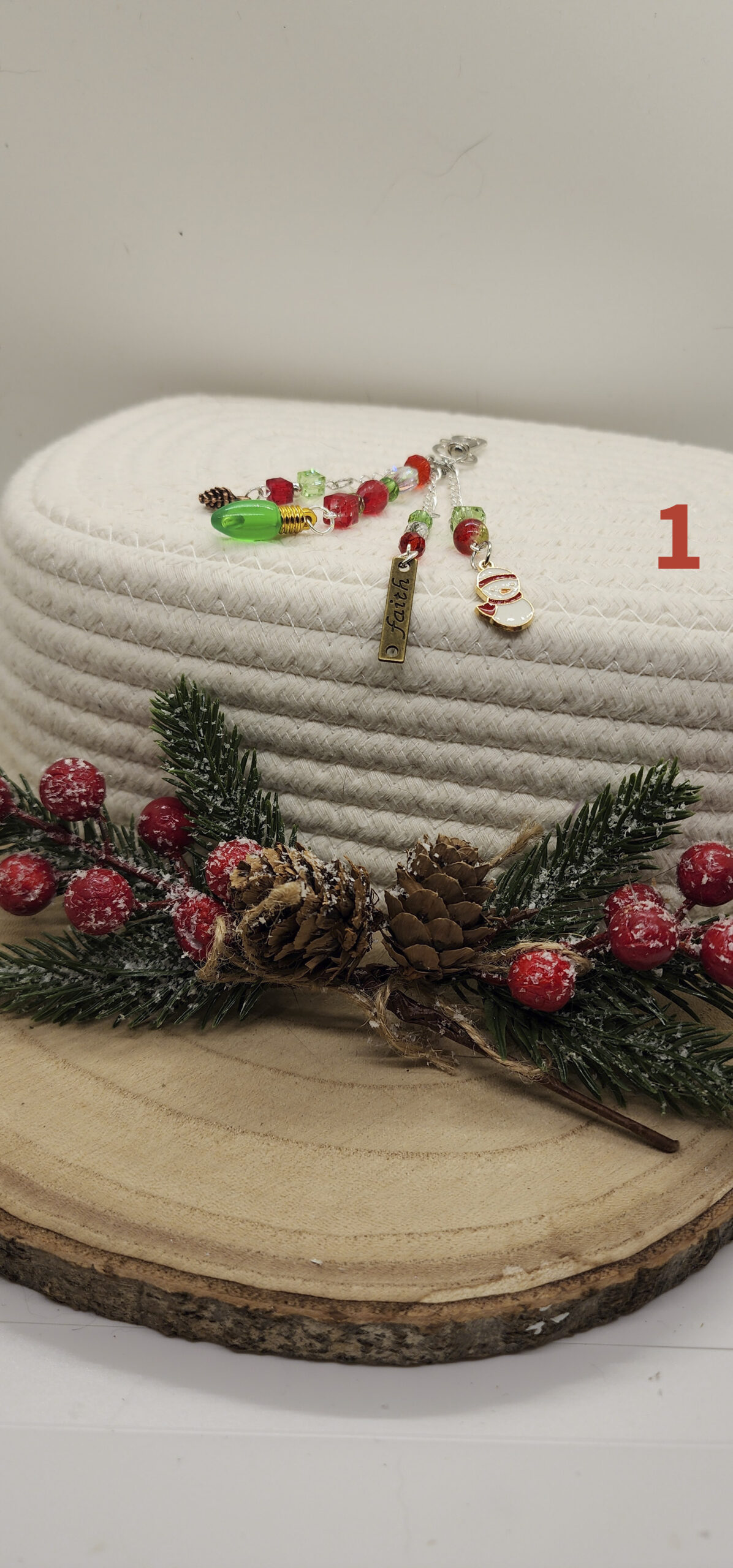 ๐ christmas bag charms โ handmade holiday beaded purse charms | festive santa, snowman & snowflake accessories ๐ christmas bag charms โ handmade holiday beaded purse charms | festive santa, snowman & snowflake accessories - image 3