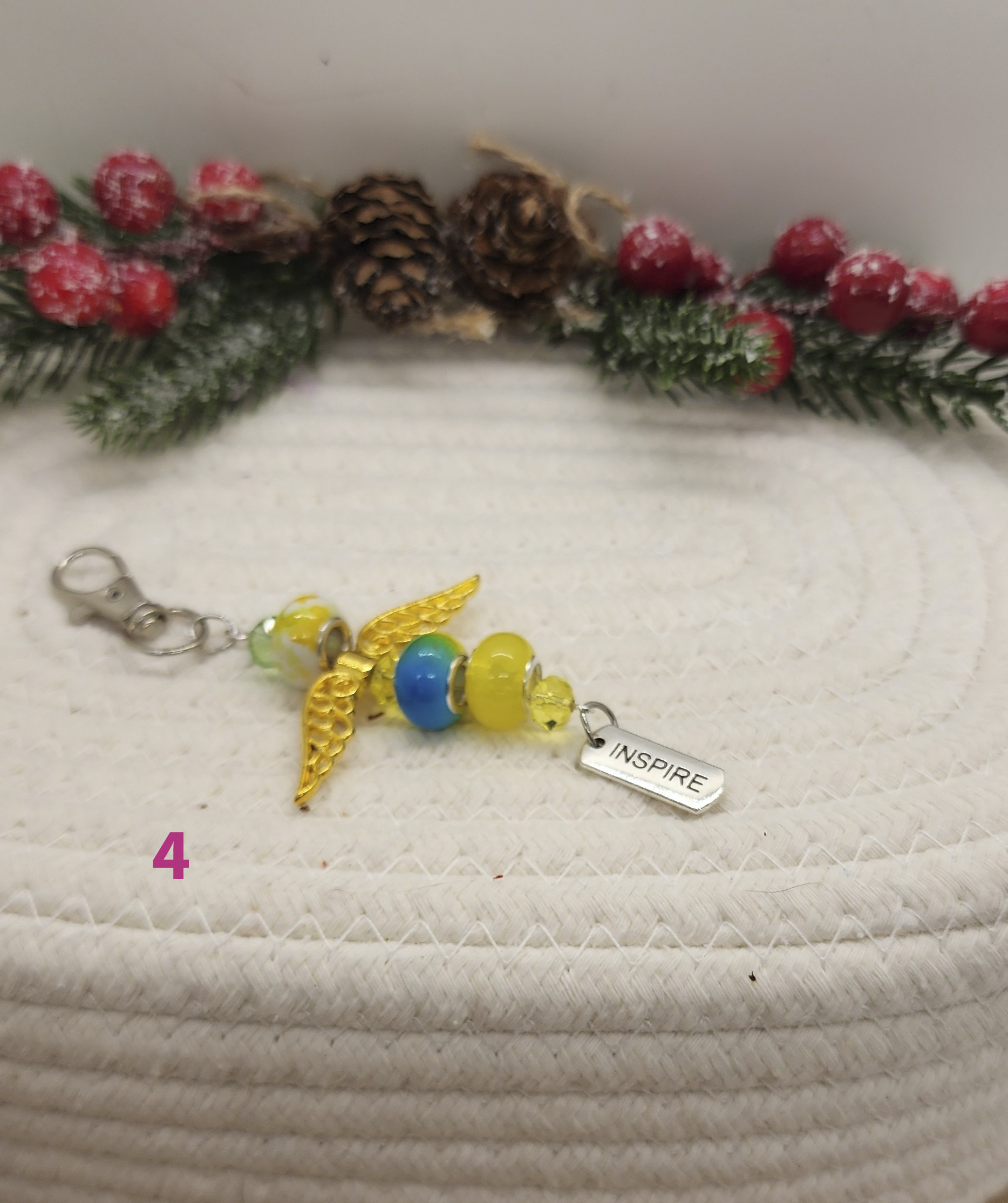 ๐ handmade beaded angel keychains & bag charms | inspirational guardian angel gifts | purse charms ๐ handmade beaded angel keychains & bag charms | inspirational guardian angel gifts | purse charms - image 5