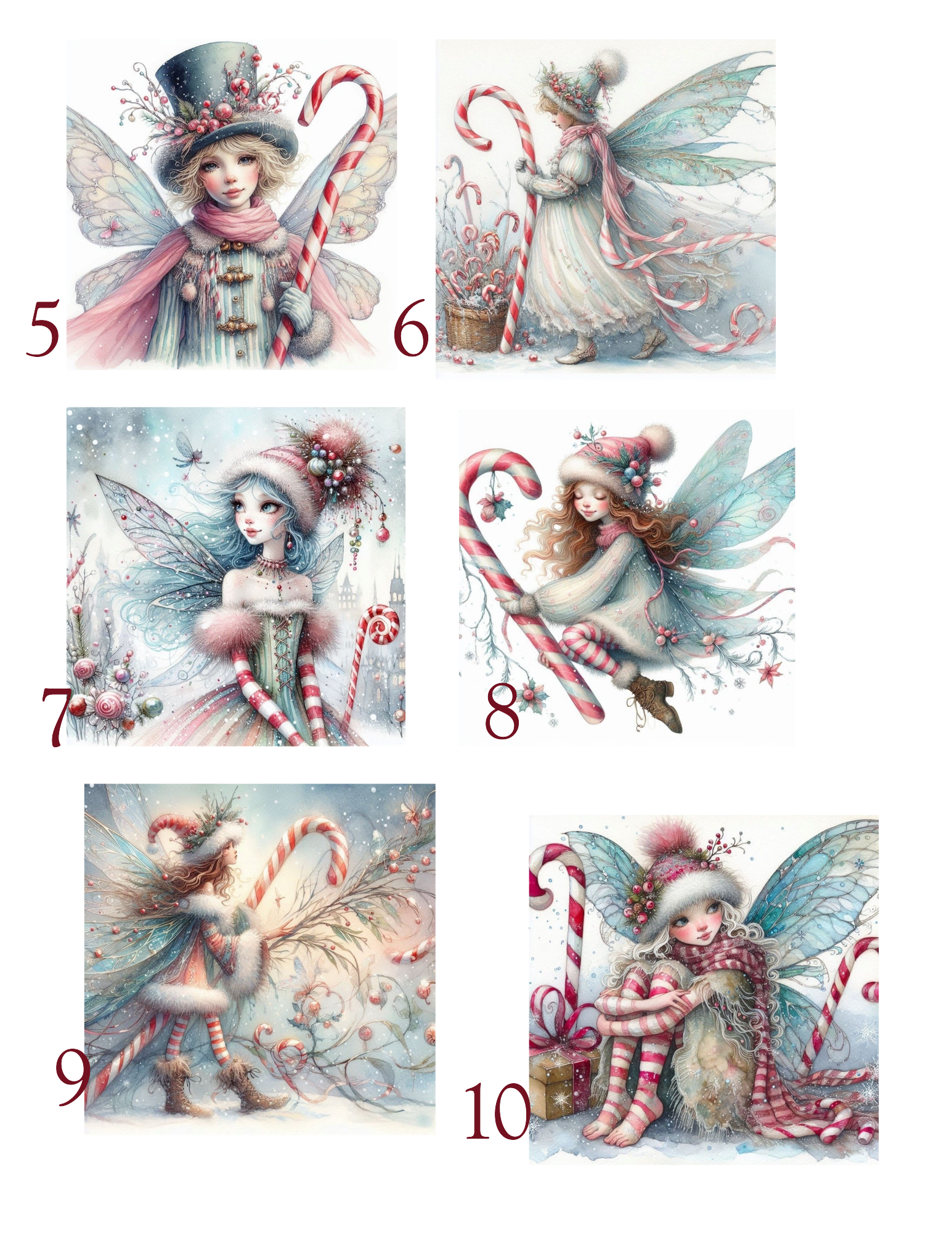 Handmade wooden vintage gift tags-2026 charm-assorted christmas designs Handmade wooden vintage gift tags-2026 charm-assorted christmas designs - image 23
