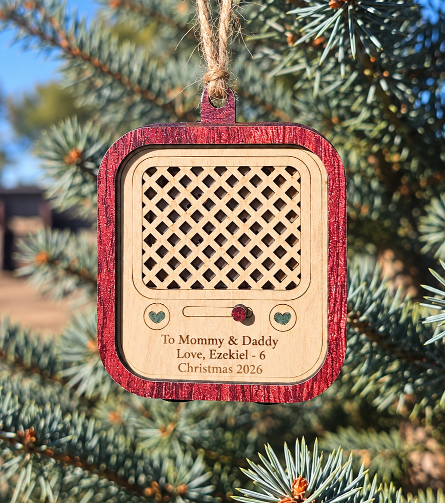 Personalized voice recording ornament – 60 second recordable keepsake Personalized voice recording ornament – 60 second recordable keepsake - image 2