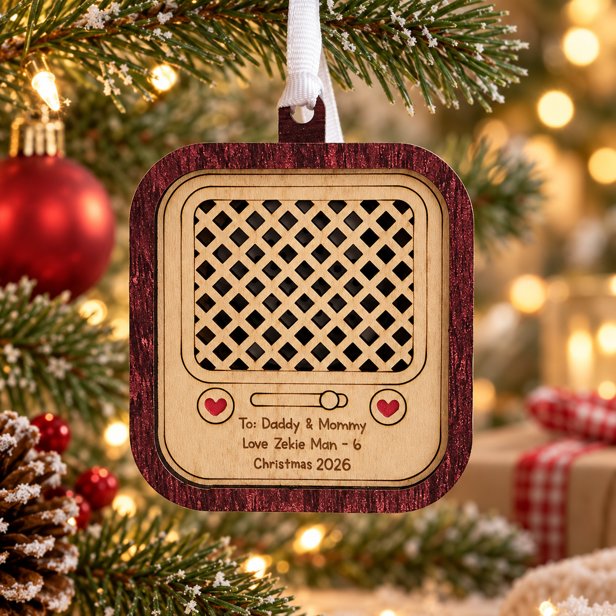 Personalized voice recording ornament – 60 second recordable keepsake Personalized voice recording ornament – 60 second recordable keepsake - image 5