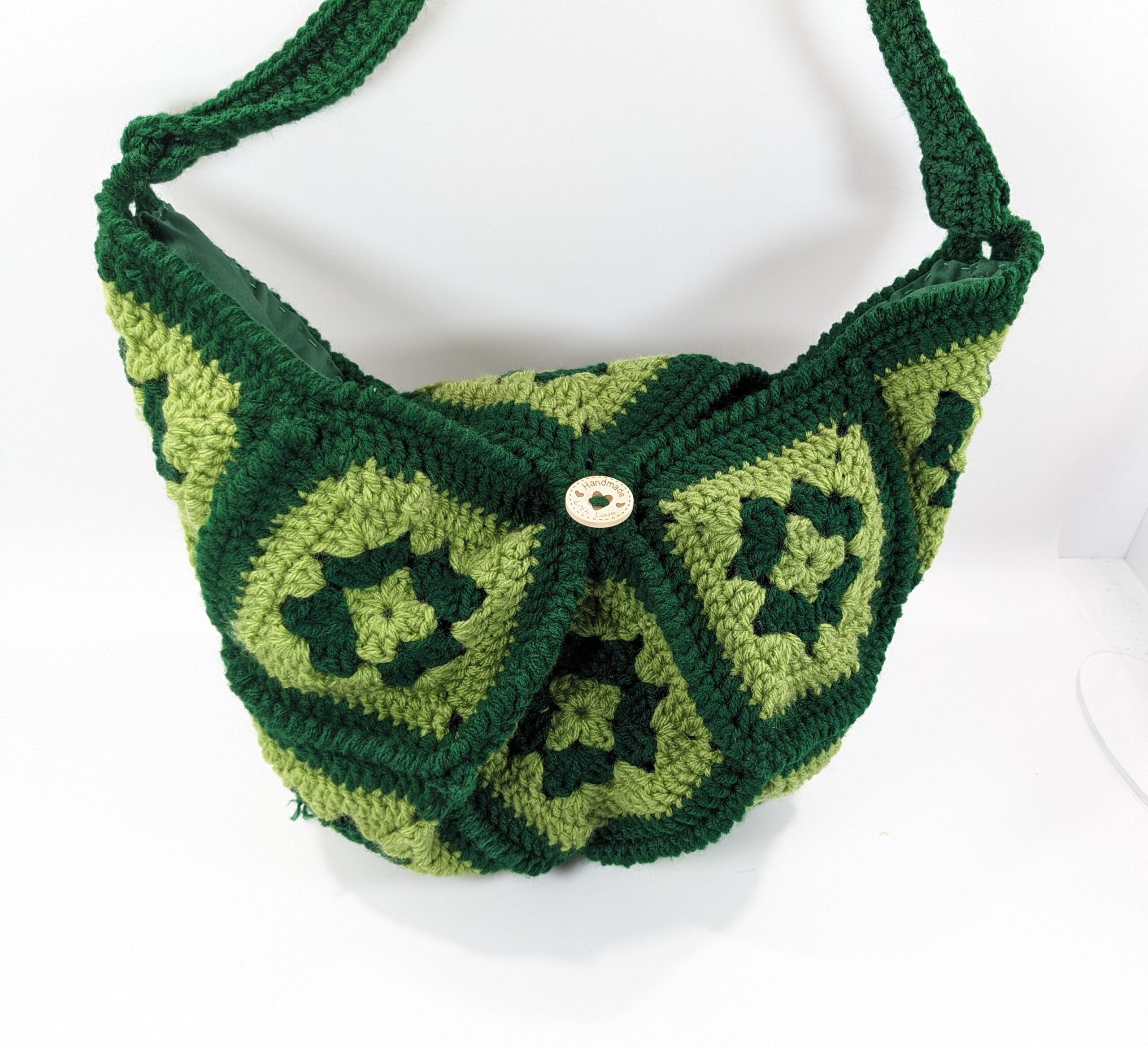 Boho granny green shoulder bag Boho granny green shoulder bag