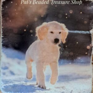 Winter Puppy Magnet