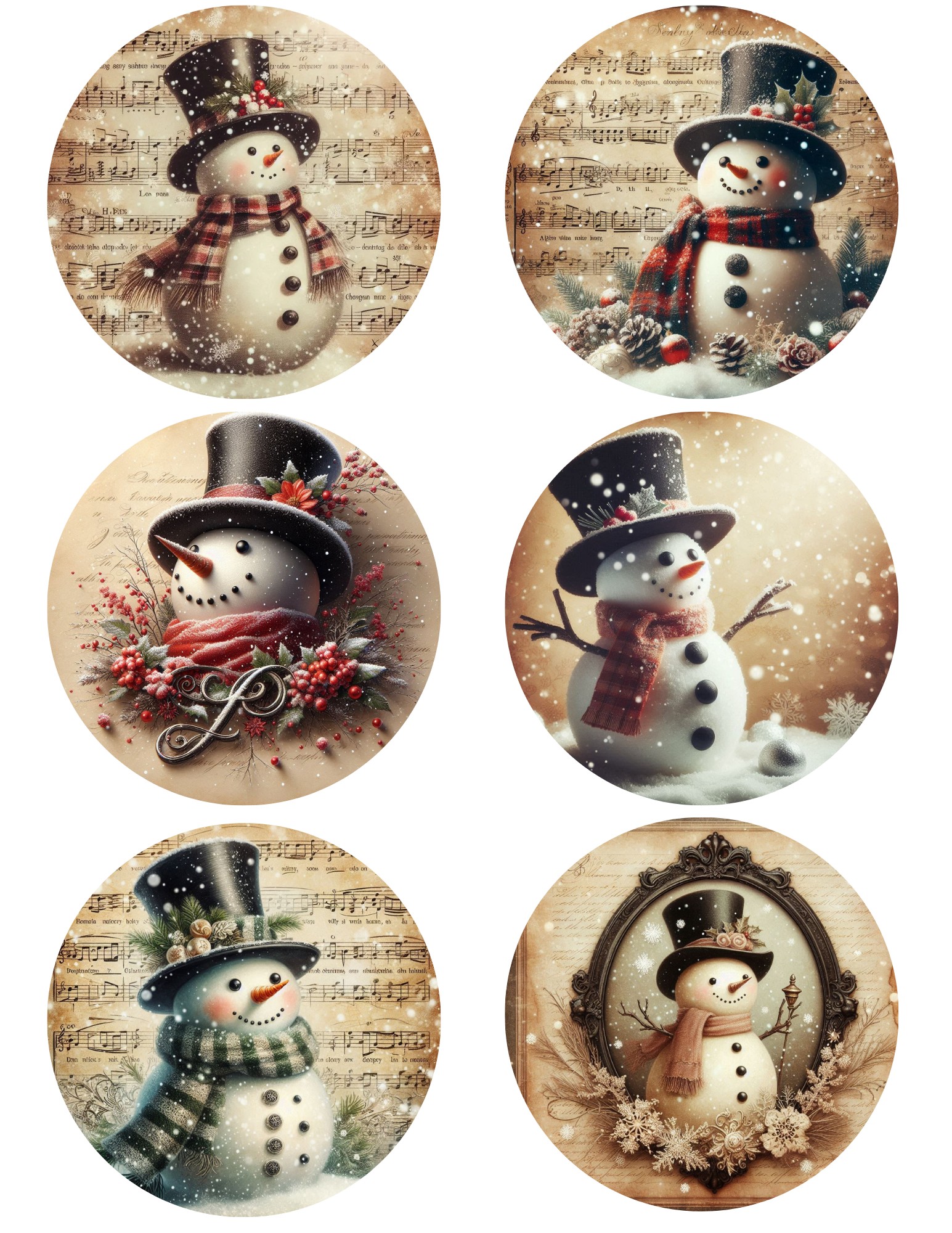 Handmade wooden vintage gift tags-2026 charm-assorted christmas designs Handmade wooden vintage gift tags-2026 charm-assorted christmas designs - image 19